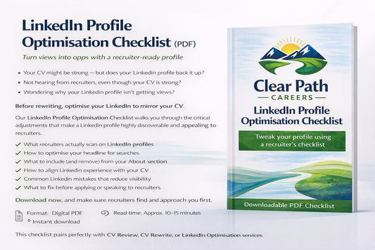 LinkedIn Profile Optimisation Checklist (PDF)