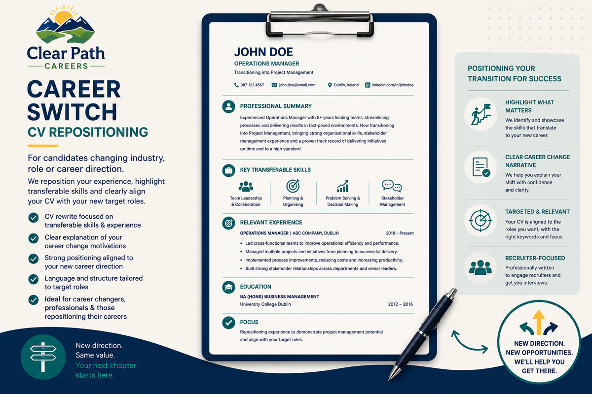 Career Switch CV Repositioning