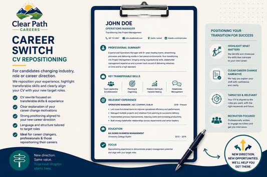 Career Switch CV Repositioning
